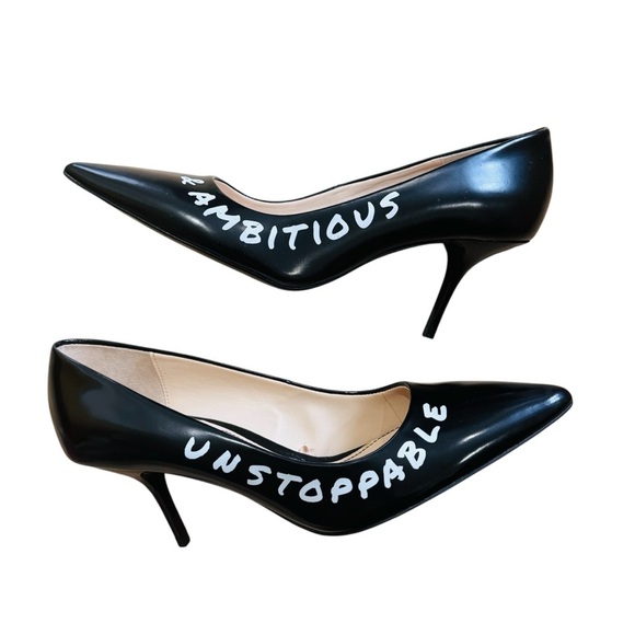 ZARA  Ambitious Unstoppable Black Pointed Toe Heel
Shoes 39 - Picture 9 of 11